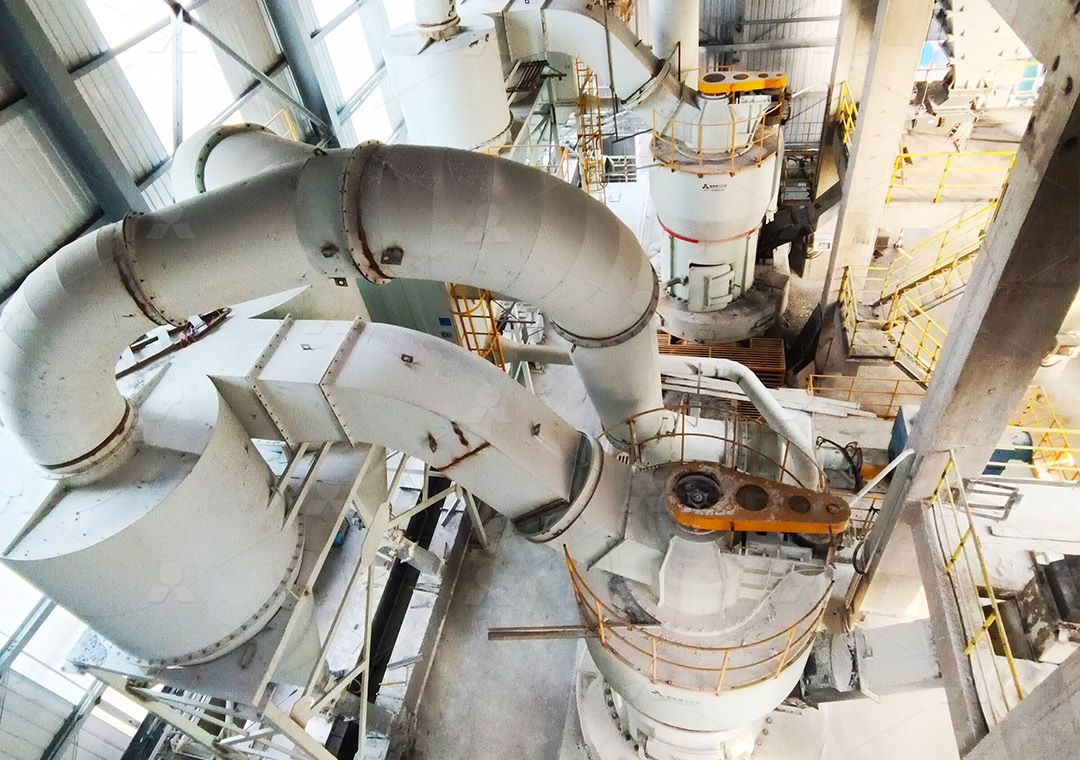 Large Raymond Mill Installation