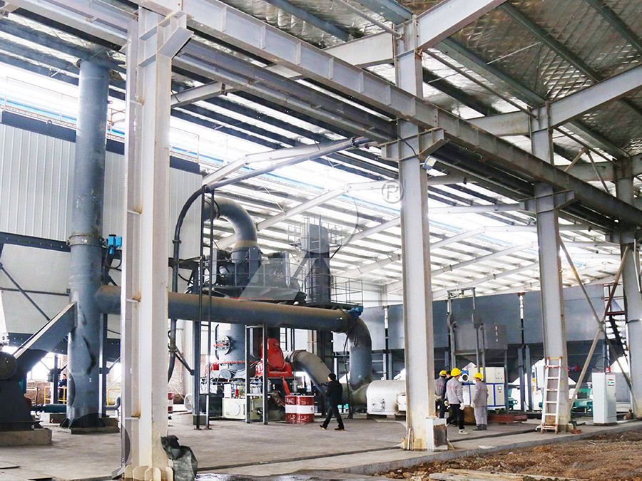 Quartz powder production line with vertical mill