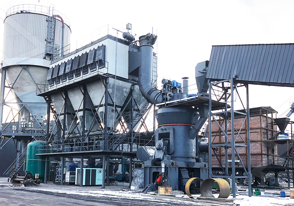 Coal grinding process flow diagram