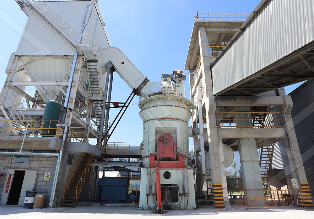 Coal grinding process in vertical mill