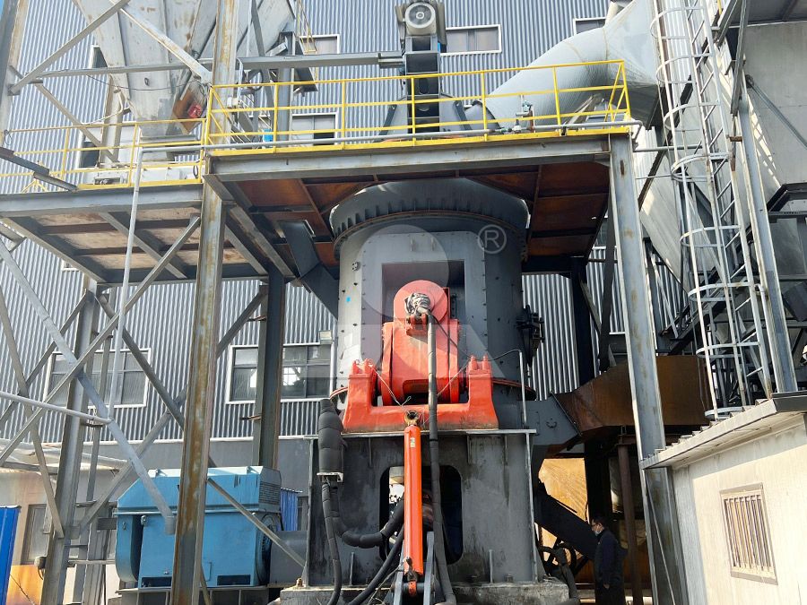 Diabase material grinding process in vertical mill