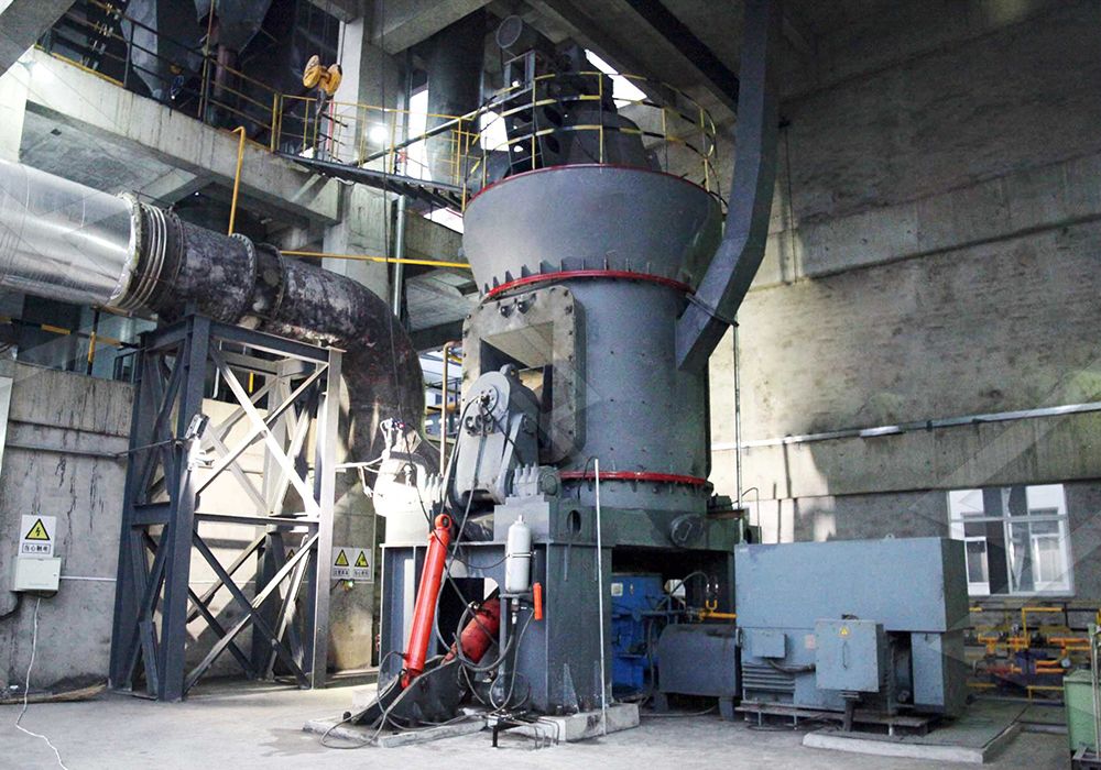 Grinding zone of vertical mill