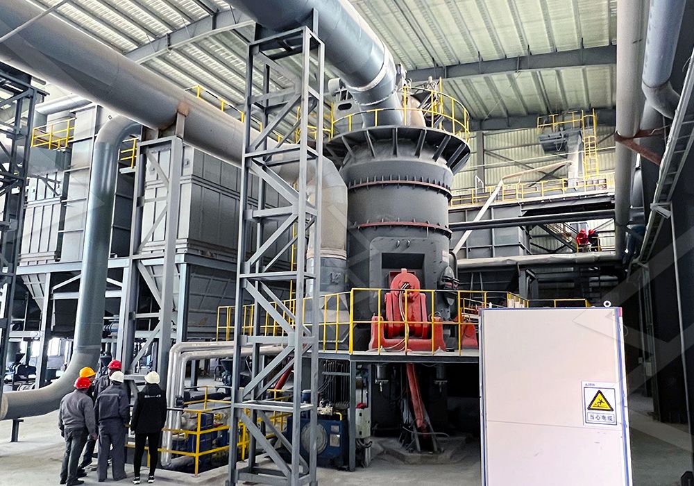Vertical mill grinding process