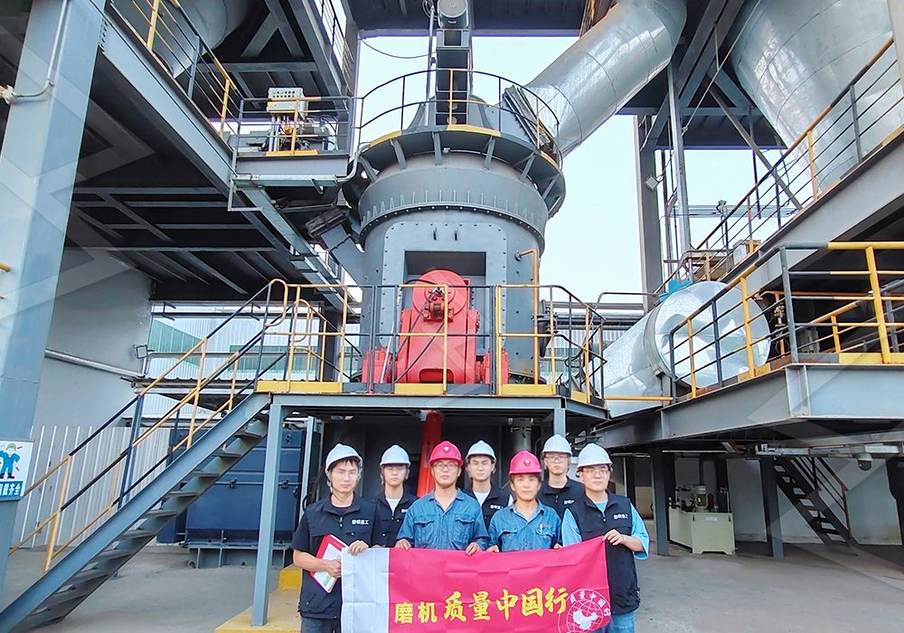 Vertical mill for slag grinding in Fujian province