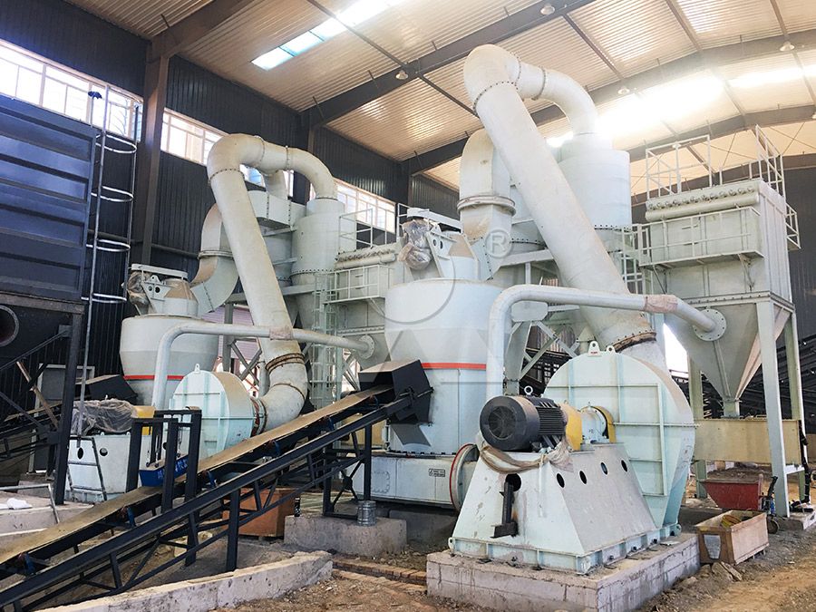 Primary jaw crusher feeding barite material