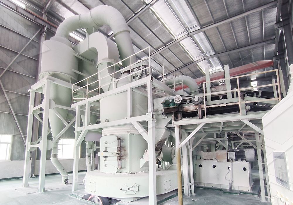 4R Raymond mill industrial setup front view