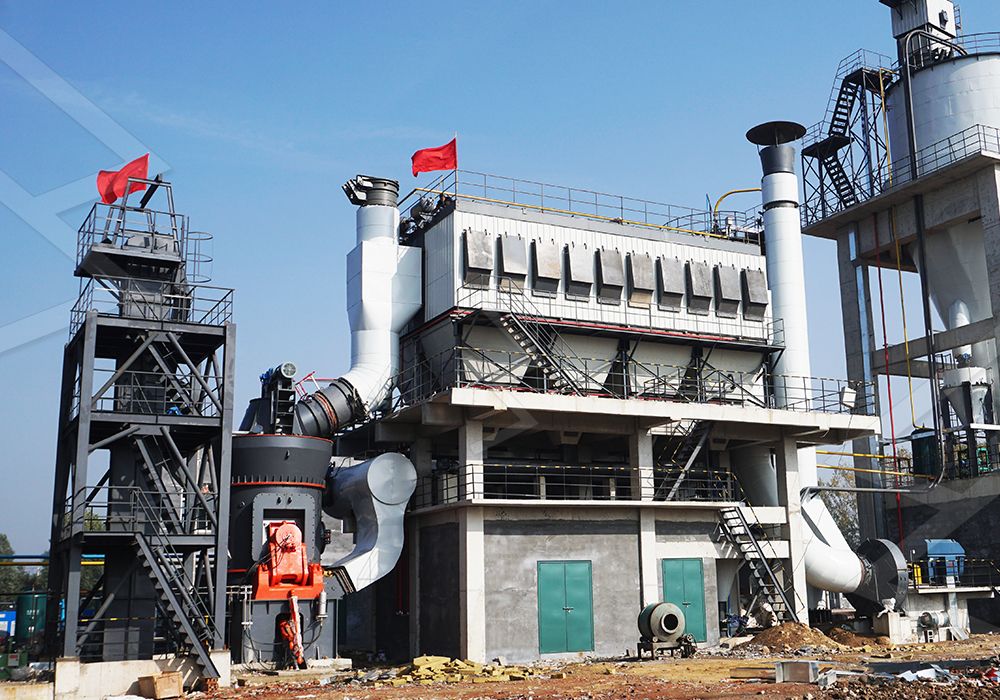 Vertical grinding mill for diabase powder processing in mining industry