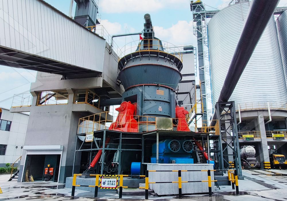 Vertical mill main components